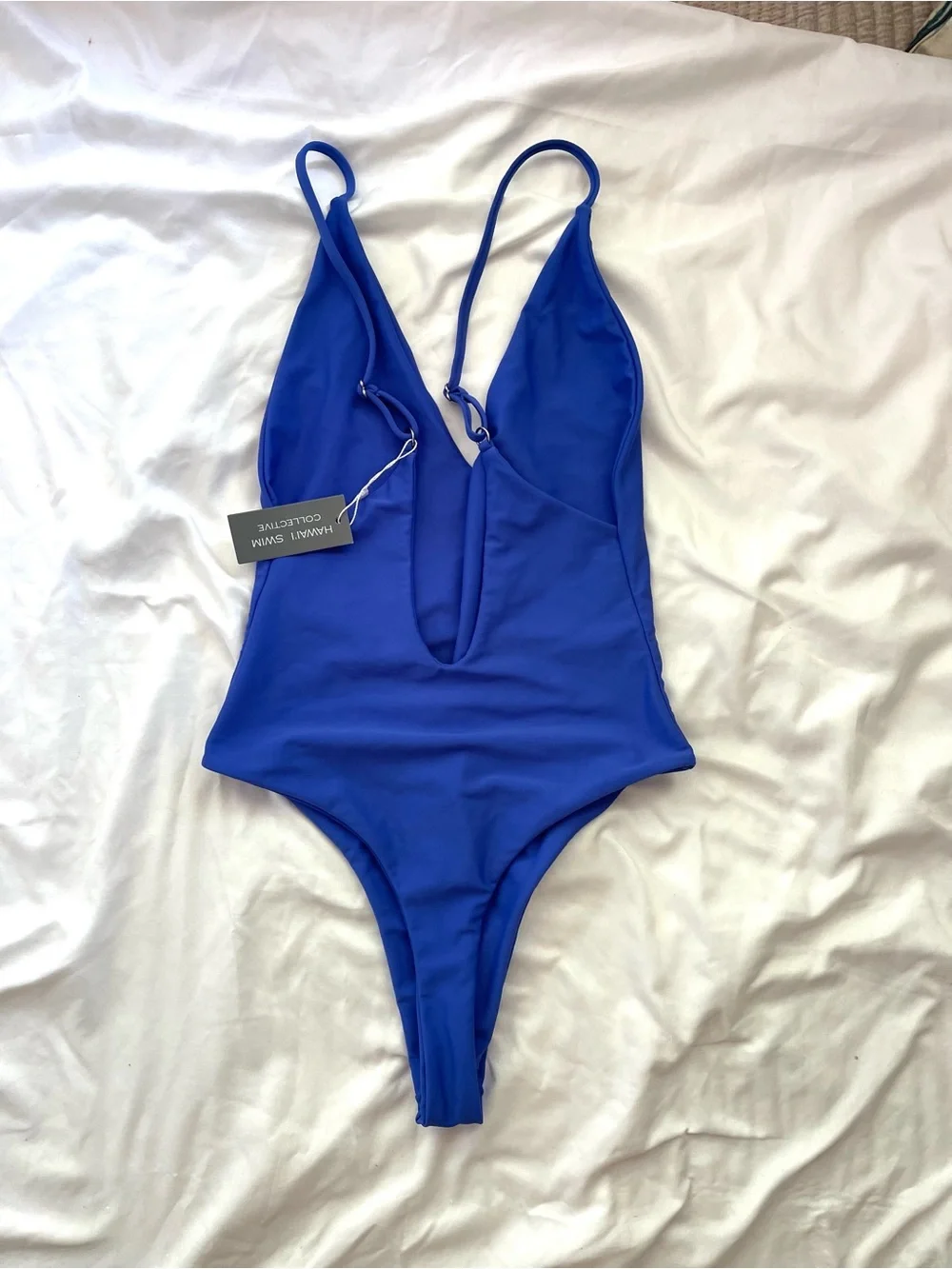 Hawaii Swim Collective Blue One-Piece Swimsuit - Classic V-Neck NWT
